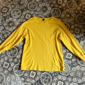 Wild Fable Yellow Long Sleeve Fleece Shirt